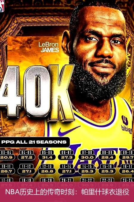 NBA历史上的传奇时刻：帕里什球衣退役